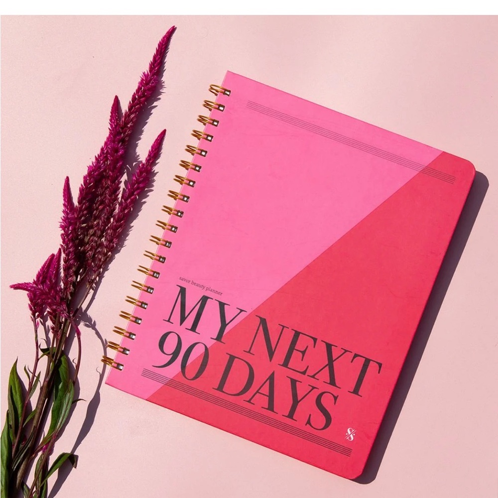 Pink Spiral Planner by